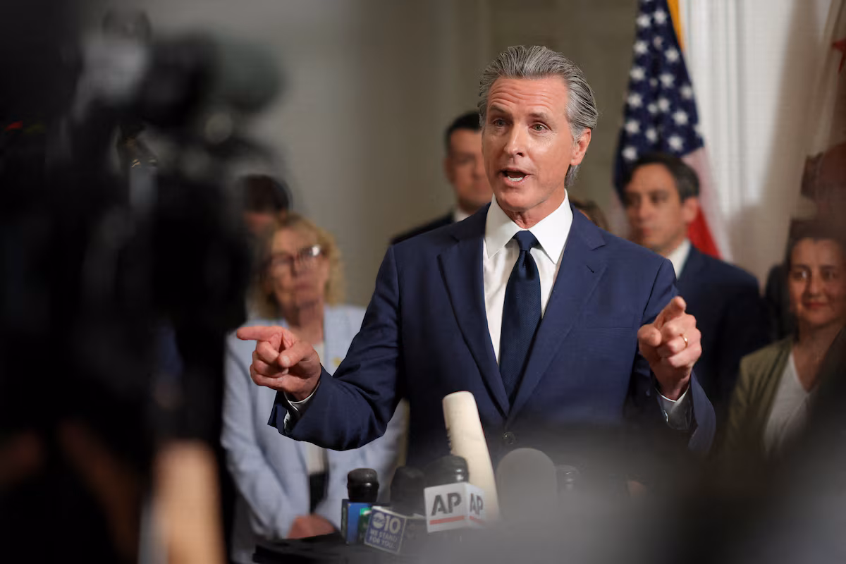 Newsom Trump Science NIH funding save science save lives